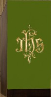 Voile de lutrin vert IHS