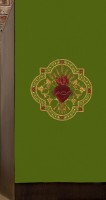 Voile de lutrin vert Sacré-Coeur
