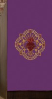 Voile de lutrin violet Sacré-Coeur