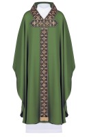 Chasuble verte Tau