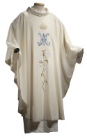 Chasuble mariale en laine