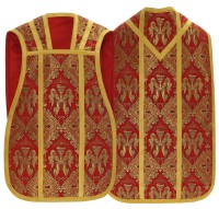 Chasuble romaine rouge