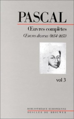 Oeuvres complètes, tome 3